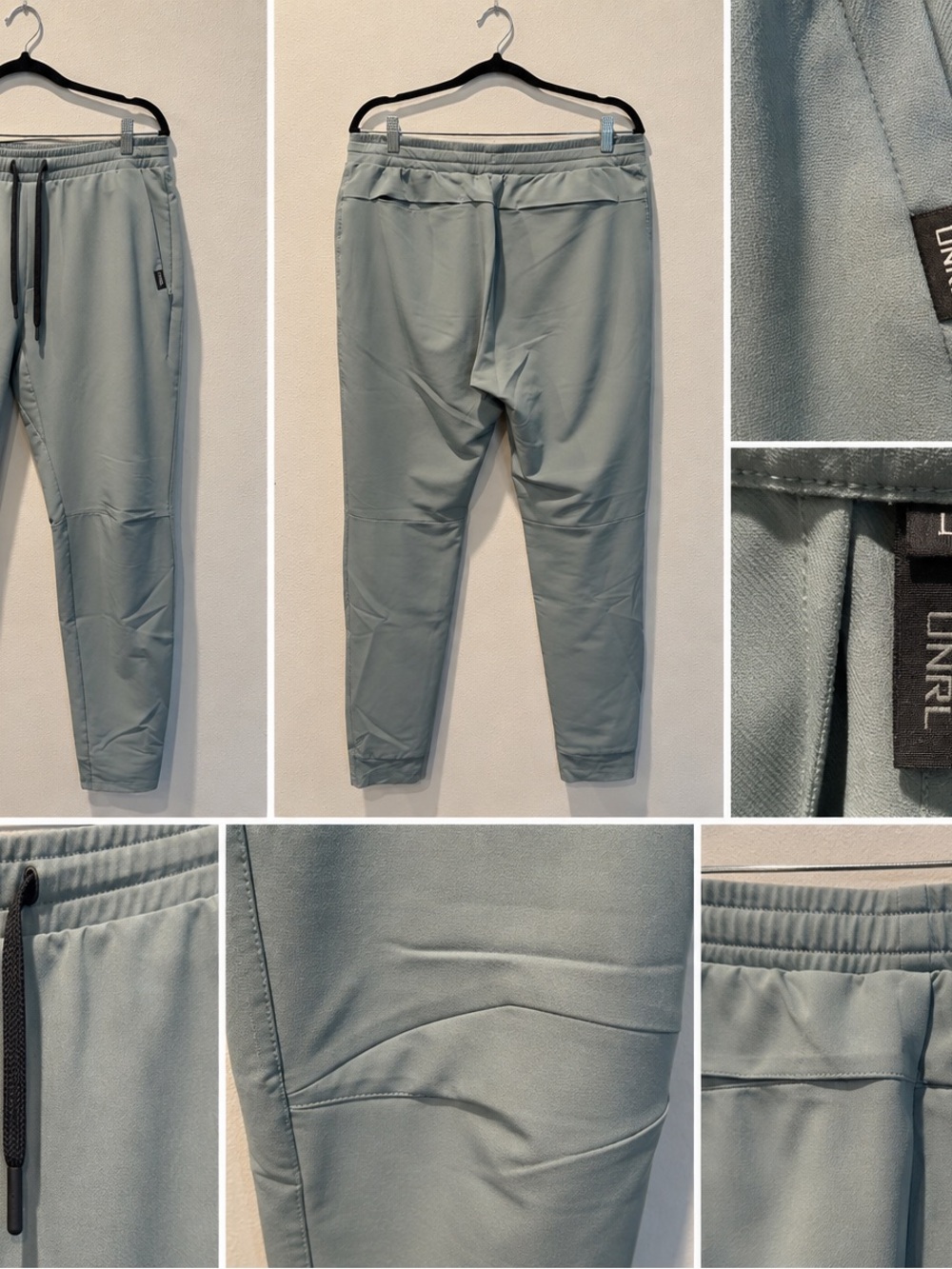 LNRL Men's Lightweight Joggers in Sage Green